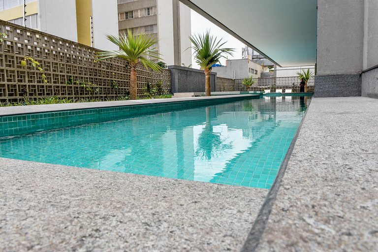 Charmos Studio proximo Allianz com garagem