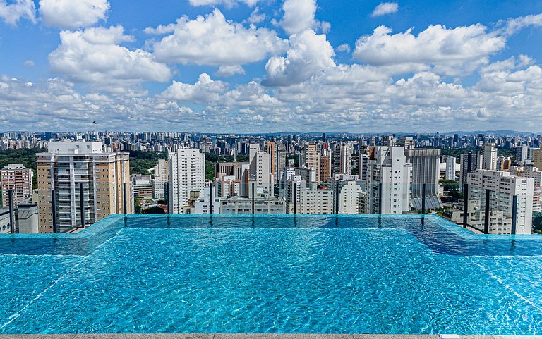 Studio Completo/Piscina/Academia/Metro Vil Mariana