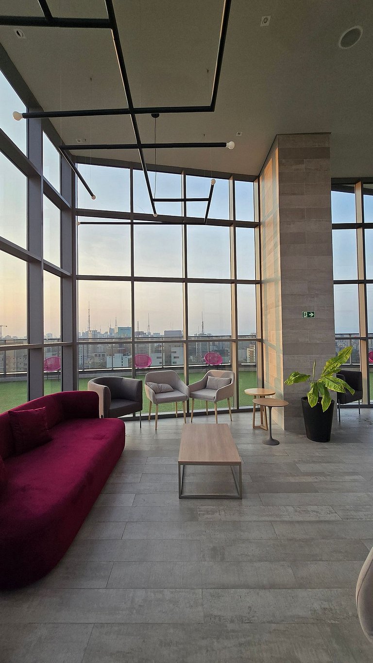 Lindo e confortável Studio/M.Paraiso Integrado