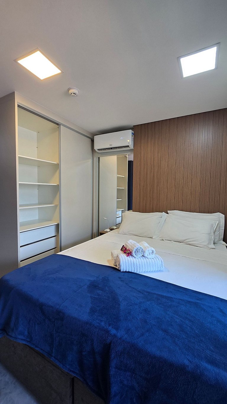 Studio Broklin a 2 min do Metro / Cama Queen