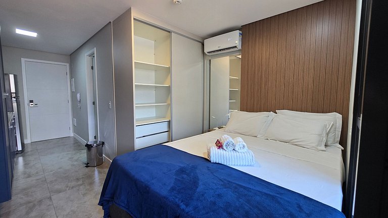 Studio Broklin a 2 min do Metro / Cama Queen
