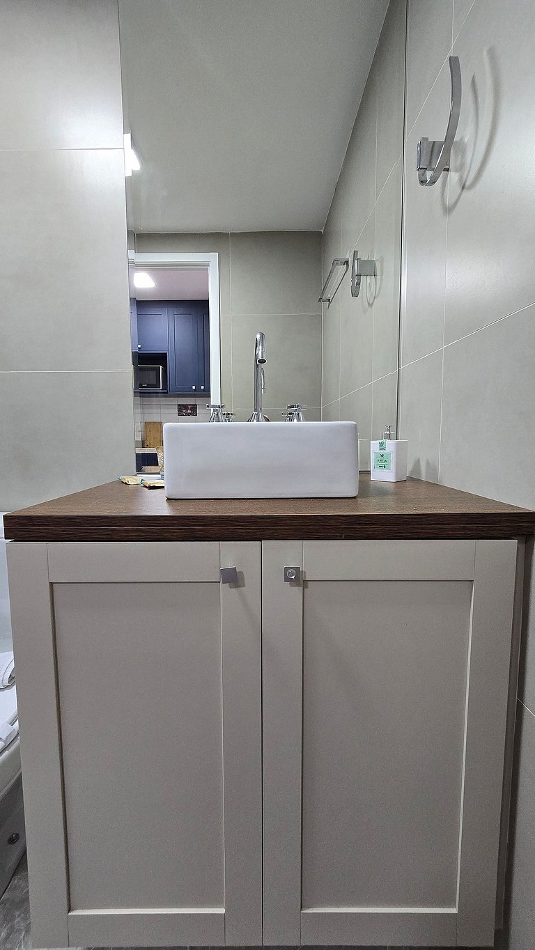 Studio Broklin a 2 min do Metro / Cama Queen