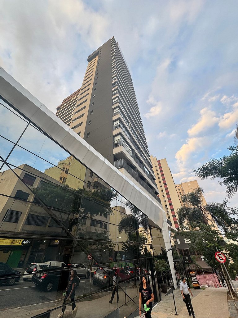 Charme e conforto na Bela Vista - Sacada Ampla