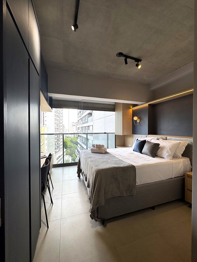 Lindo e confortável Studio/M.Paraiso Integrado