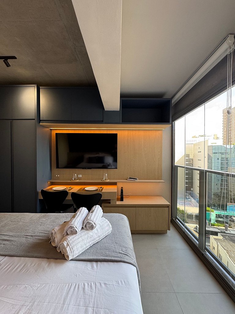 Lindo e confortável Studio/M.Paraiso Integrado