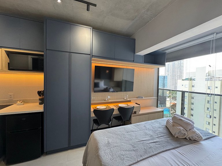 Lindo e confortável Studio/M.Paraiso Integrado