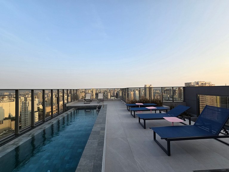 Lindo e confortável Studio/M.Paraiso Integrado