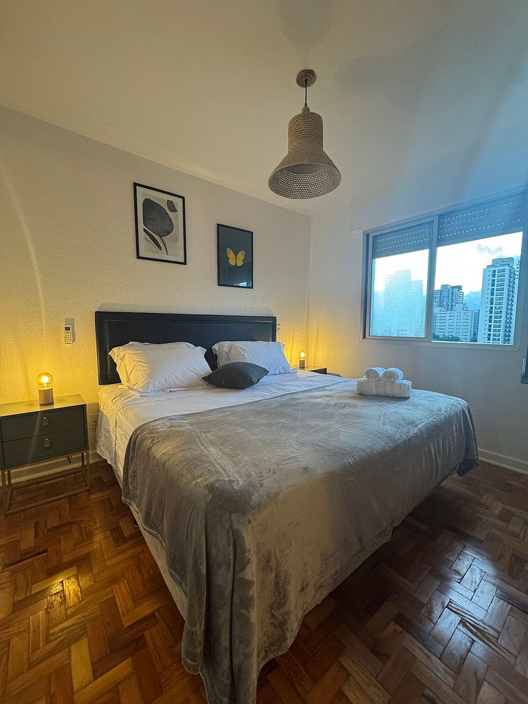 Amplo Apartamento Pinheiros/Cama King/Garagem