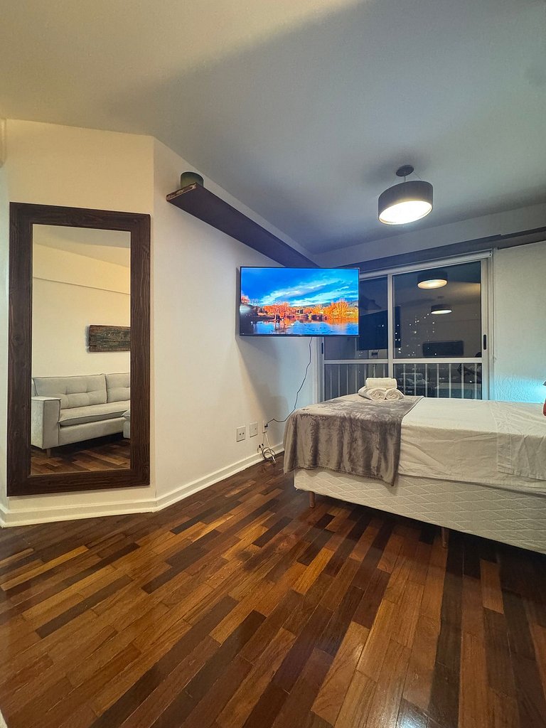 Amplo Apartamento Pinheiros/Cama King/Garagem