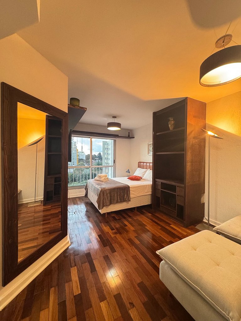 Amplo Apartamento Pinheiros/Cama King/Garagem