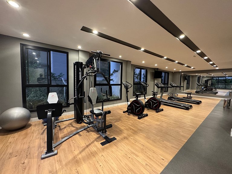 Studio Conforto em Pinheiros/ Sacada / 2 min metro