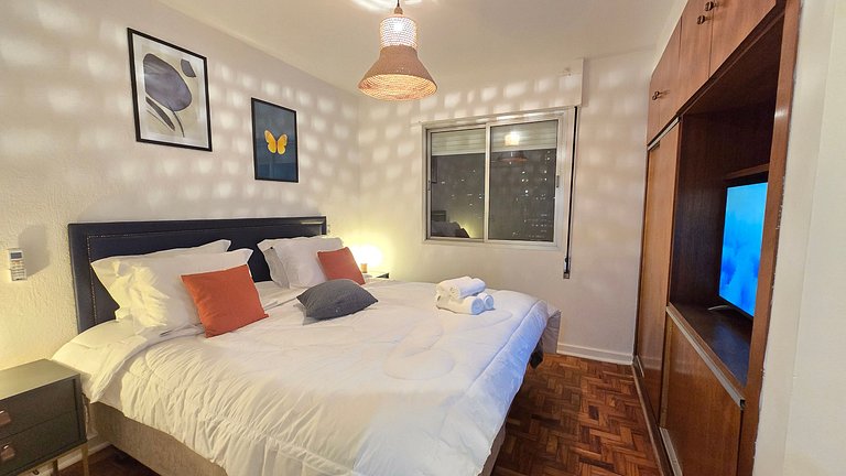 Amplo Apartamento Pinheiros/Cama King/Garagem