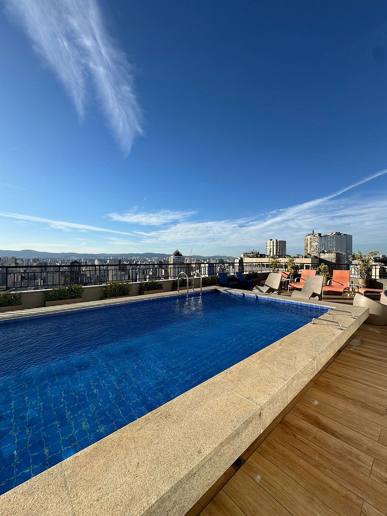 Studio na Consolação / Piscina / Academia