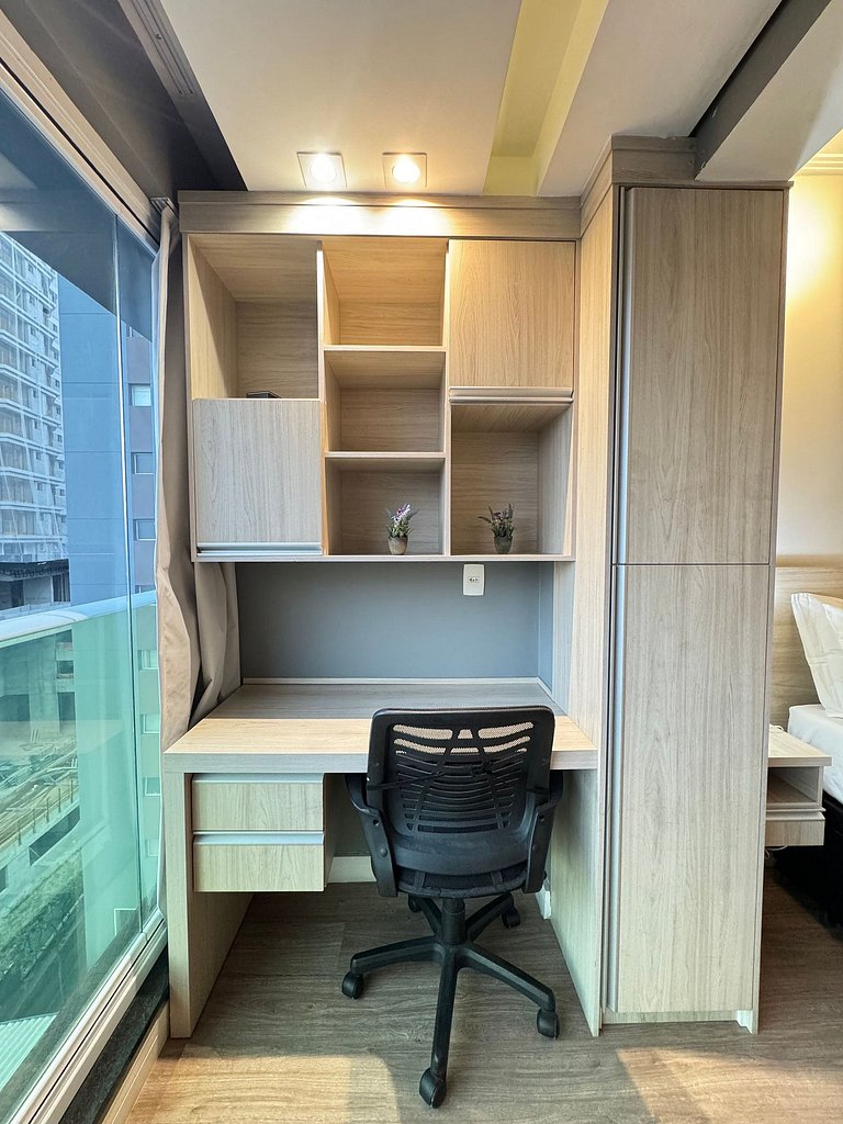 Studio Moderno perto do Allianz + Garagem
