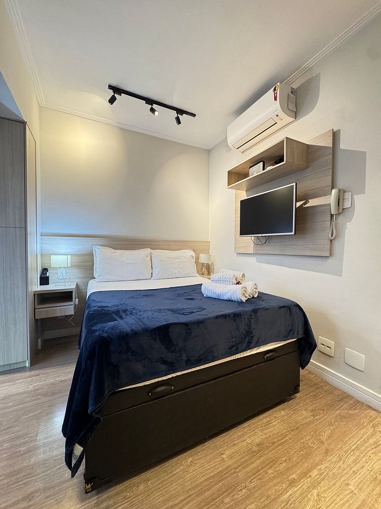 Studio Moderno perto do Allianz + Garagem