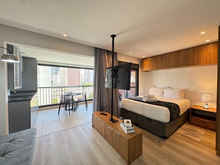 Amplo Apart Vila Mariana/Garagem/Piscina/Academia