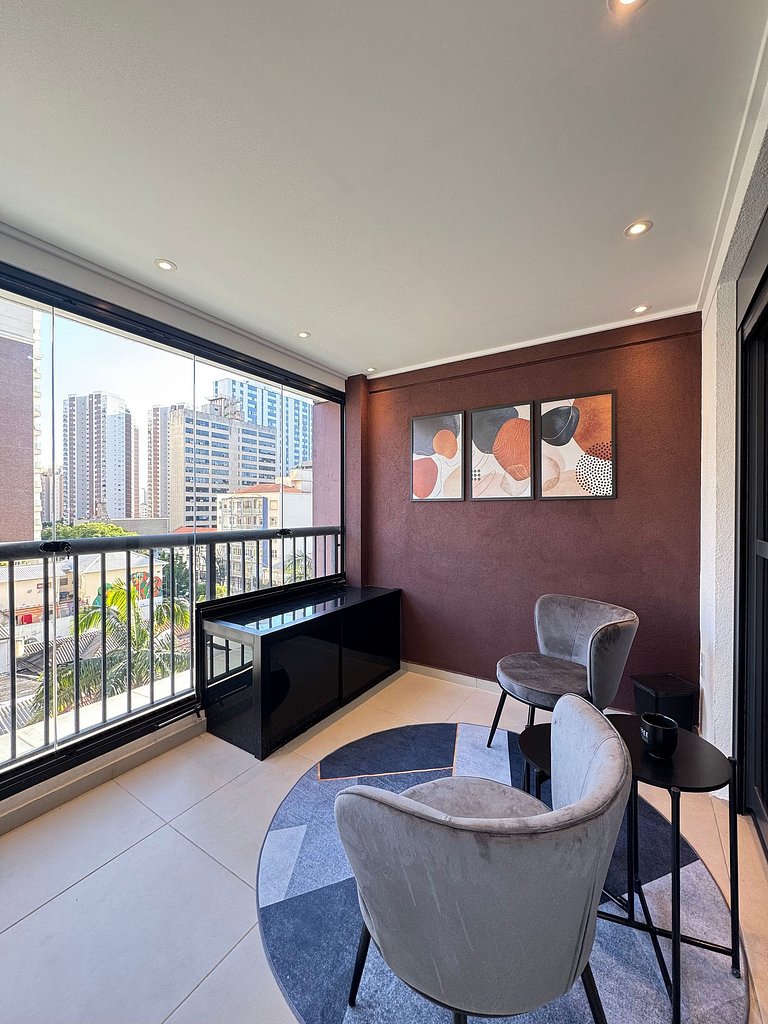 Amplo Apart Vila Mariana/Garagem/Piscina/Academia