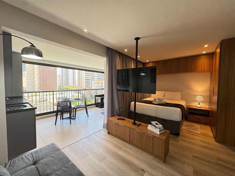 Amplo Apart Vila Mariana/Garagem/Piscina/Academia