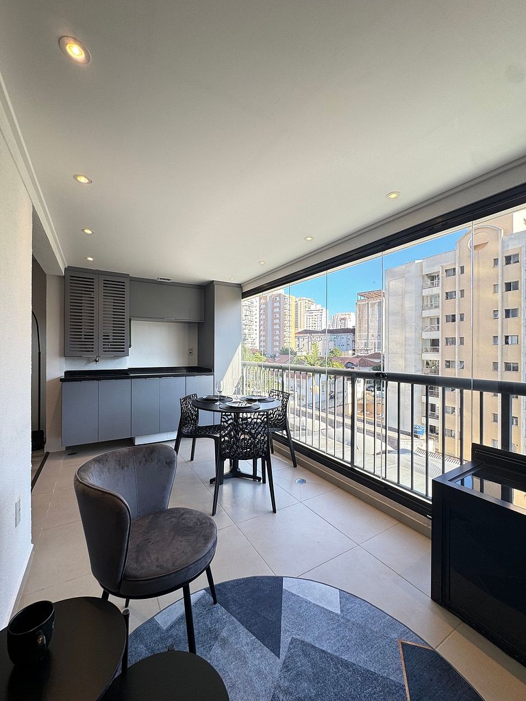 Amplo Apart Vila Mariana/Garagem/Piscina/Academia