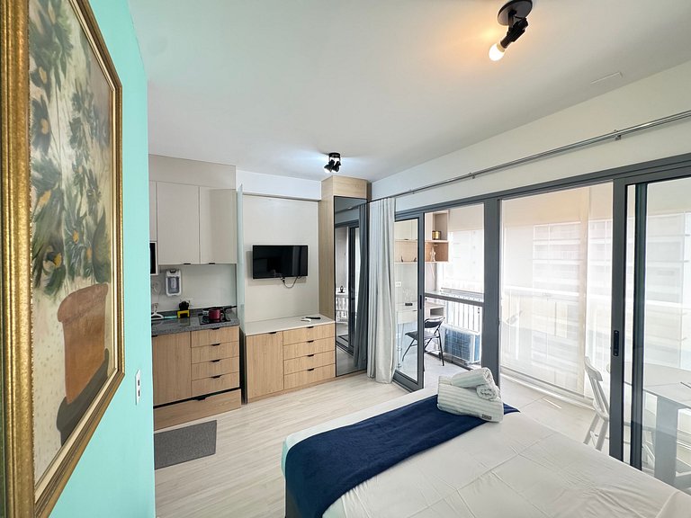 Studio Patio Klabin /Piscina/Academia/Shopping