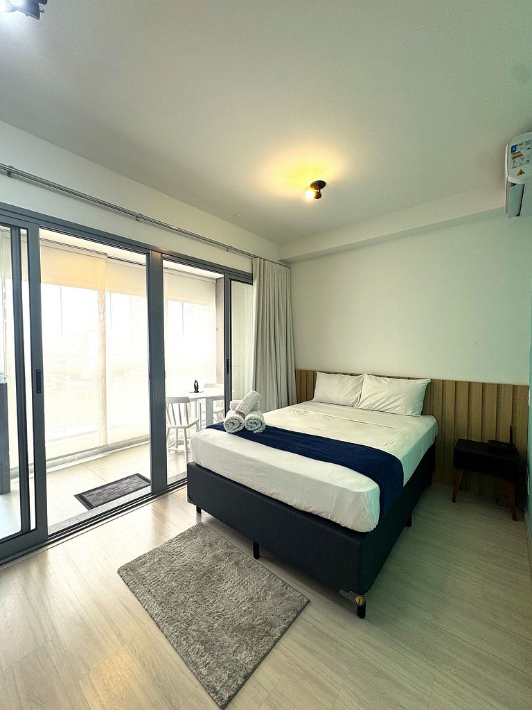 Studio Patio Klabin /Piscina/Academia/Shopping