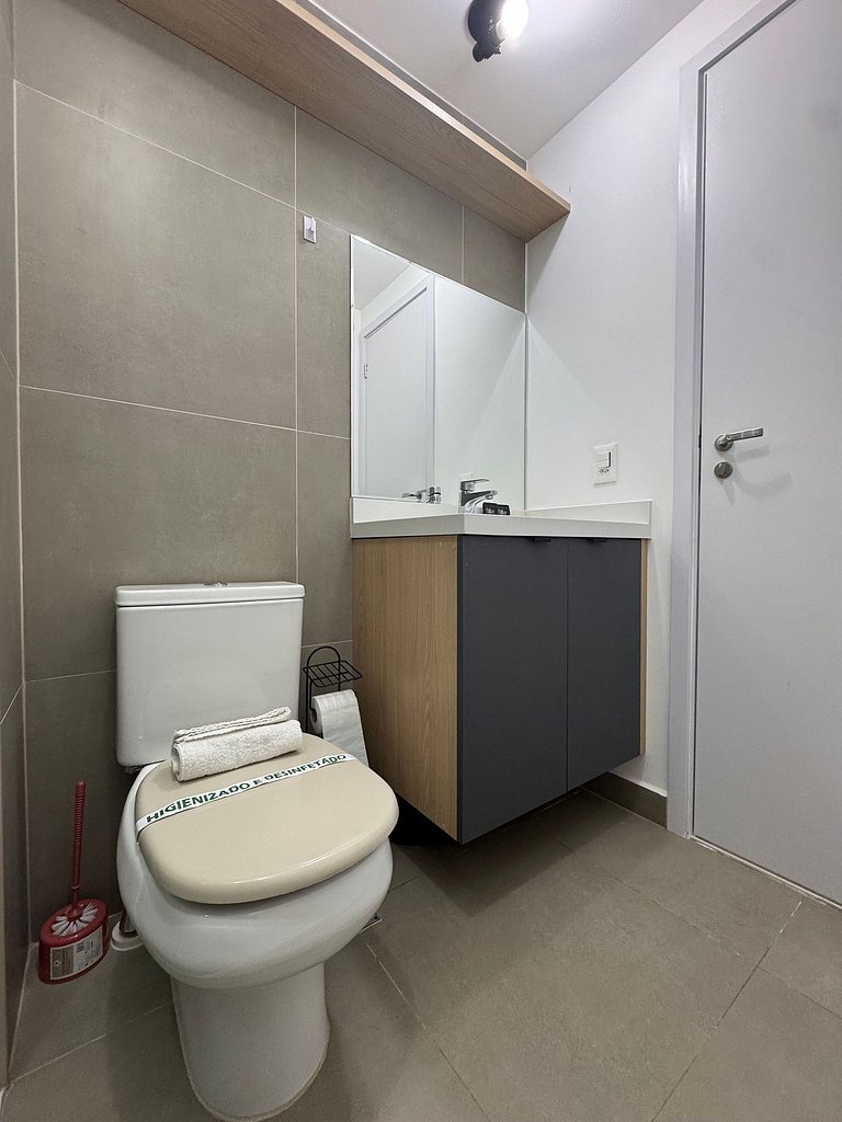 Studio Patio Klabin /Piscina/Academia/Shopping