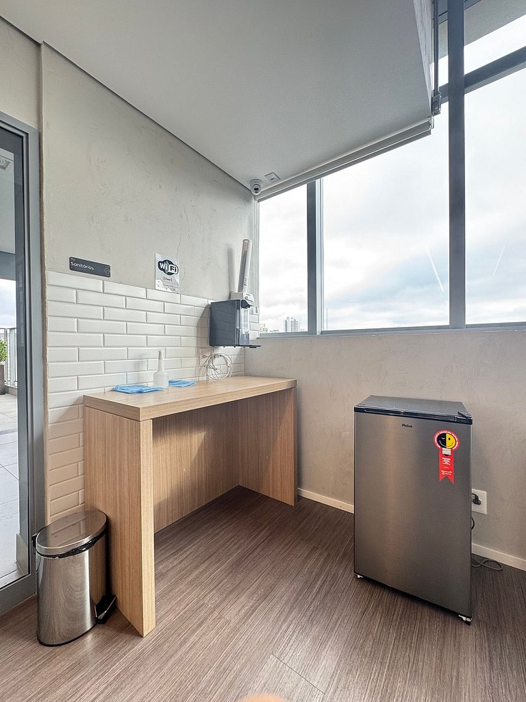 Studio Patio Klabin /Piscina/Academia/Shopping