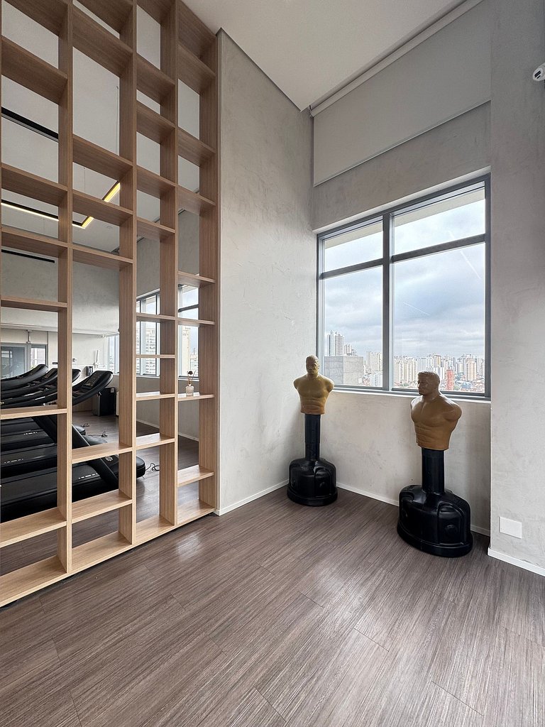 Studio Patio Klabin /Piscina/Academia/Shopping