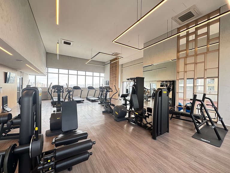 Studio Patio Klabin /Piscina/Academia/Shopping