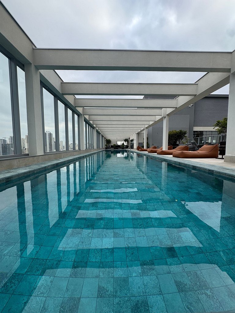 Studio Patio Klabin /Piscina/Academia/Shopping