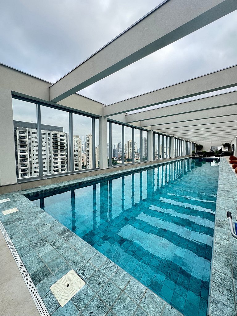 Studio Patio Klabin /Piscina/Academia/Shopping