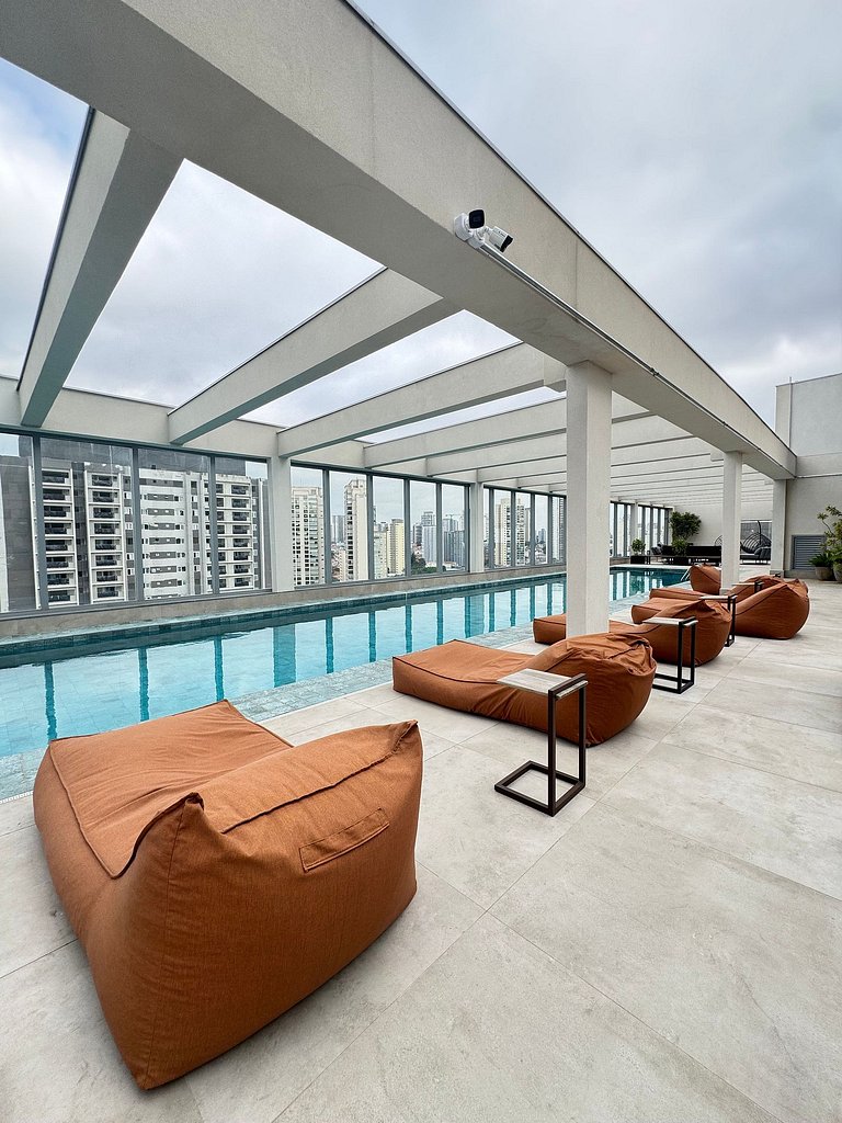 Studio Patio Klabin /Piscina/Academia/Shopping