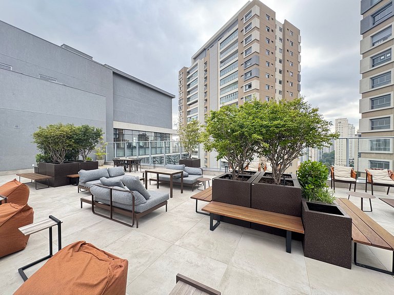 Studio Patio Klabin /Piscina/Academia/Shopping