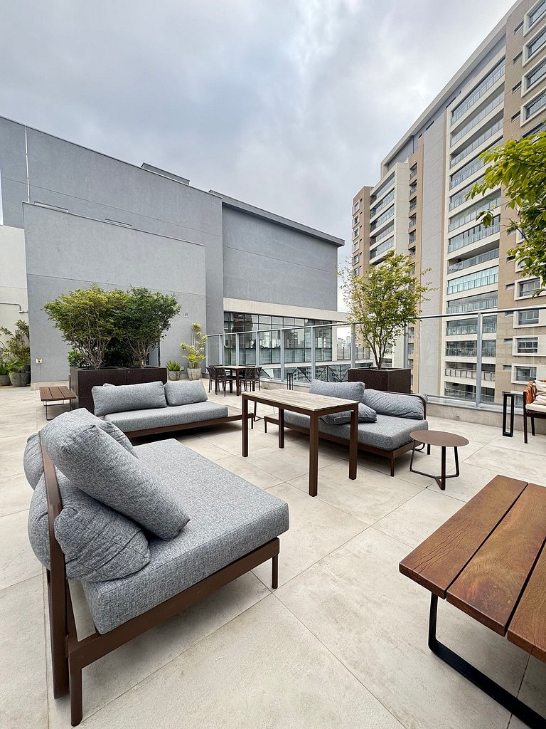 Studio Patio Klabin /Piscina/Academia/Shopping