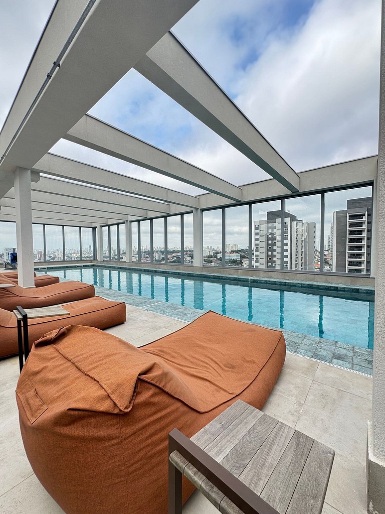 Studio Patio Klabin /Piscina/Academia/Shopping