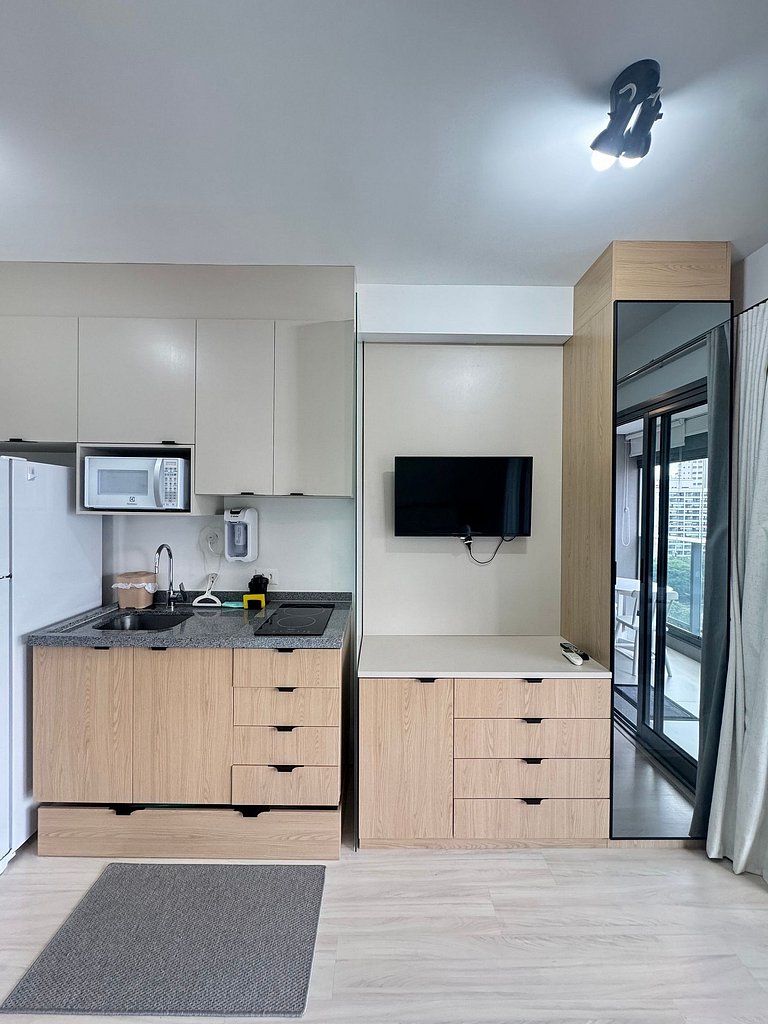 Studio Patio Klabin /Piscina/Academia/Shopping