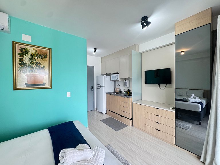 Studio Patio Klabin /Piscina/Academia/Shopping