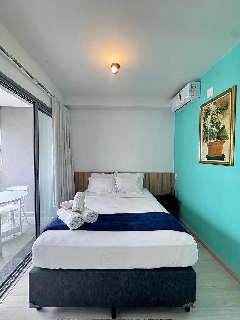 Studio Patio Klabin /Piscina/Academia/Shopping