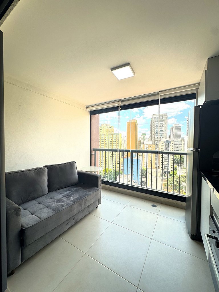 Studio Completo/Piscina/Academia/Metro Vil Mariana