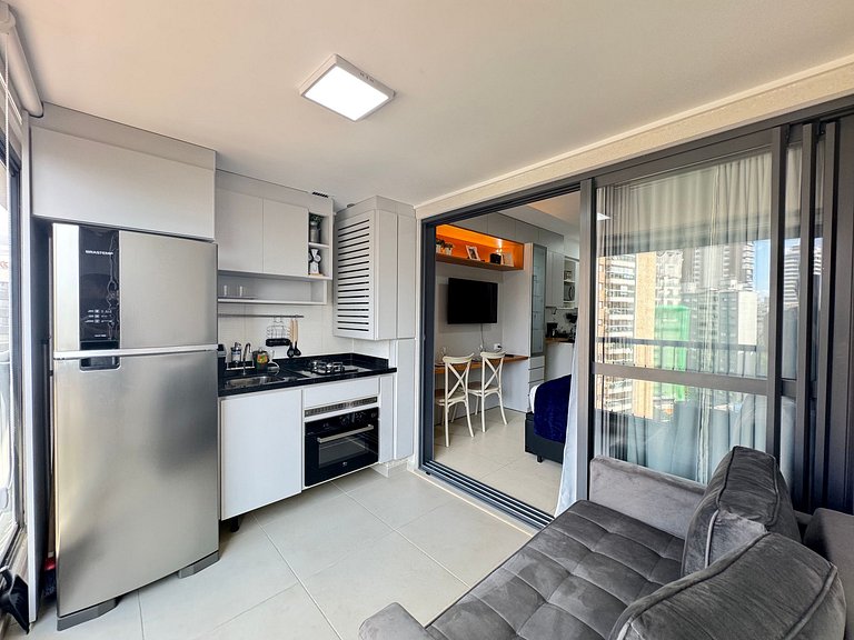 Studio Completo/Piscina/Academia/Metro Vil Mariana