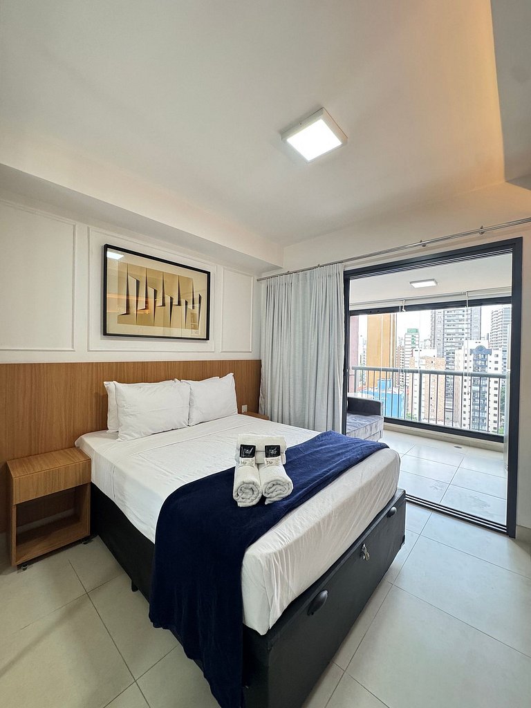 Studio Completo/Piscina/Academia/Metro Vil Mariana