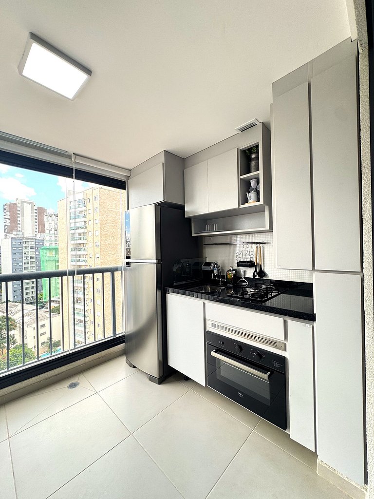 Studio Completo/Piscina/Academia/Metro Vil Mariana