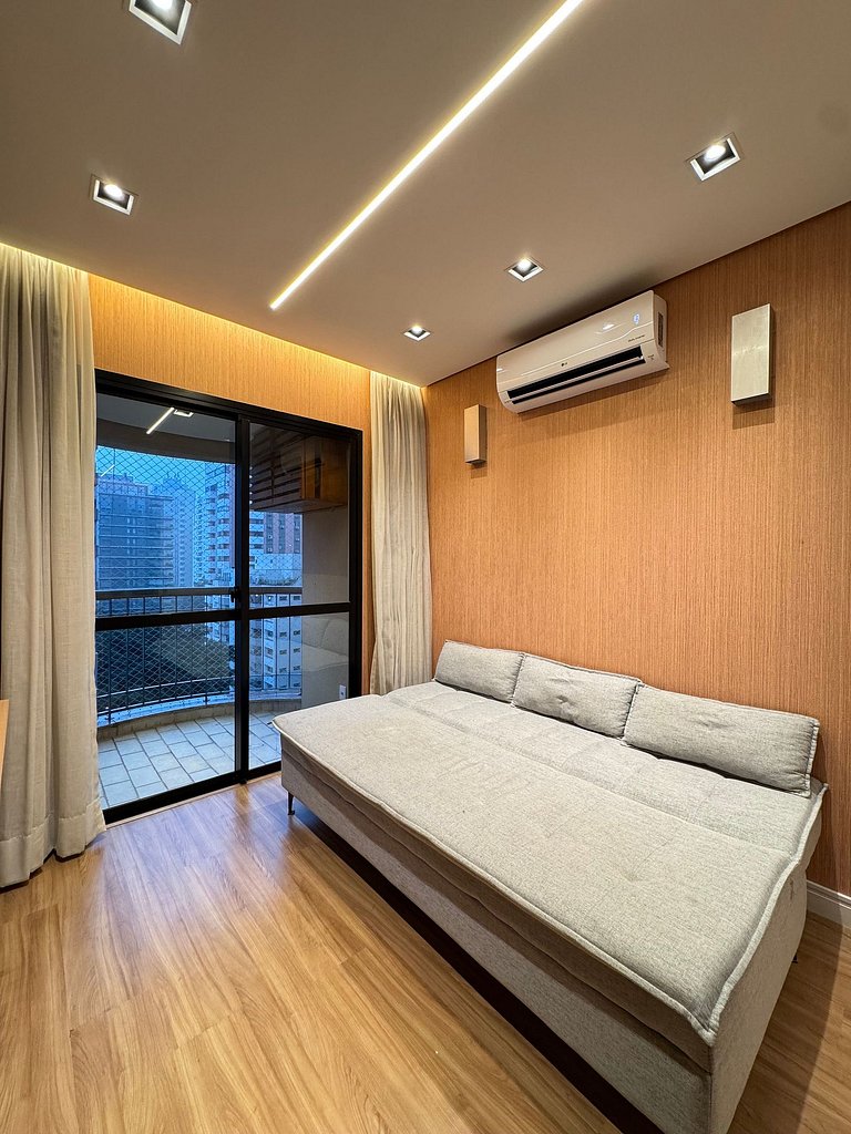 Elegância no Itaim /Cama King/Piscina/Restaurante