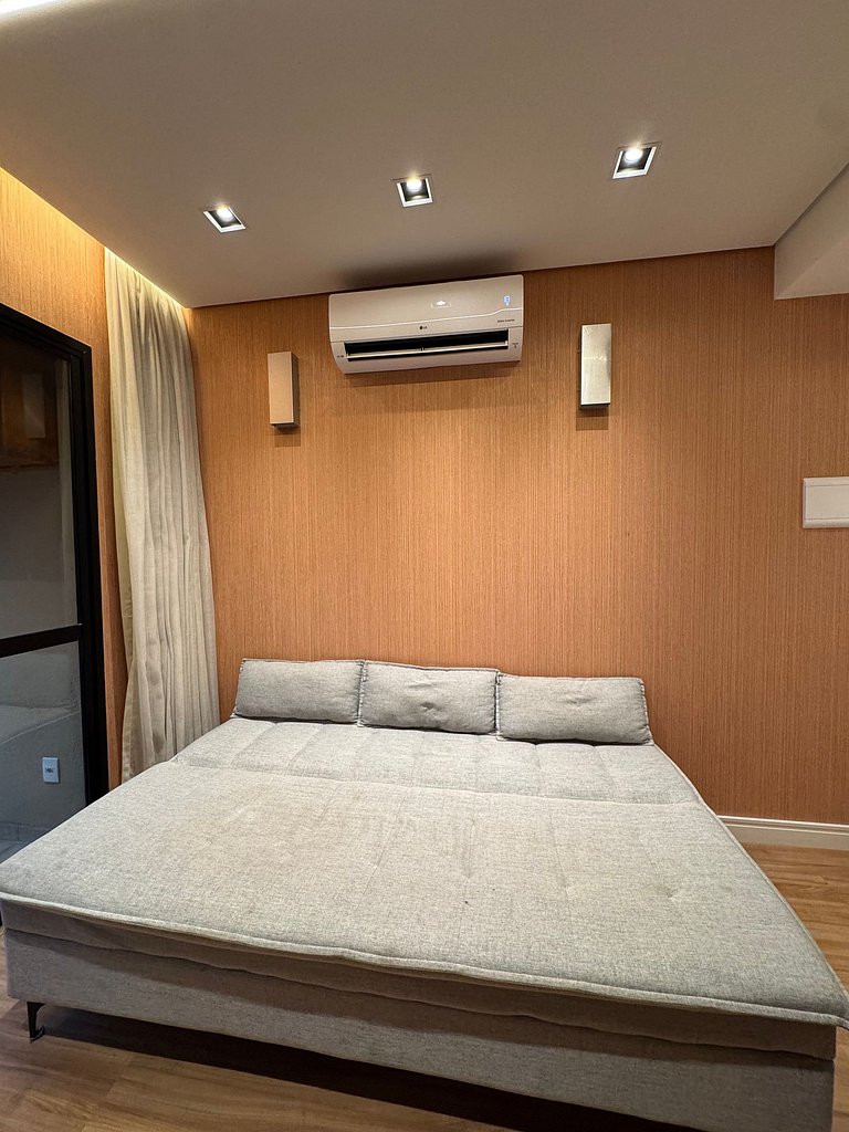 Elegância no Itaim /Cama King/Piscina/Restaurante