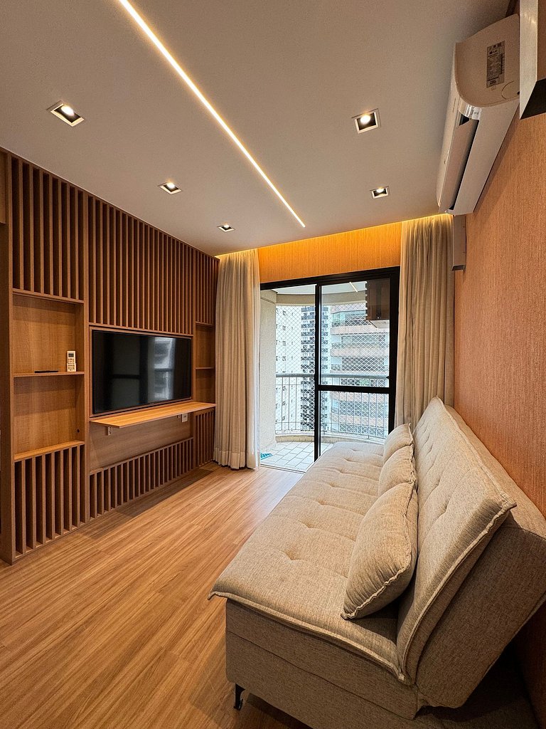 Elegância no Itaim /Cama King/Piscina/Restaurante