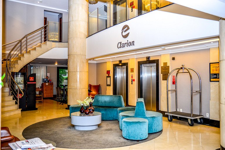 Elegância no Itaim /Cama King/Piscina/Restaurante