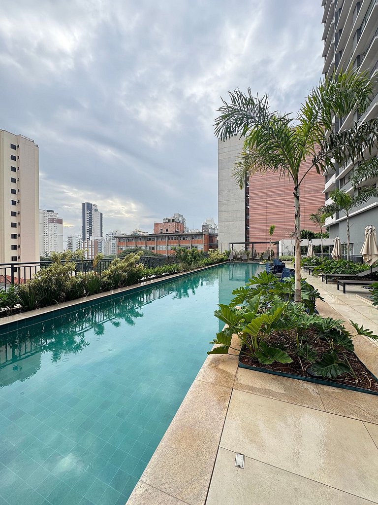 Lindíssimo apt Vila Mariana/ Metrô Paraíso/Piscina