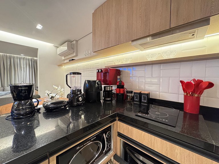 Studio Amplo e luxuoso/Garagem/Vila Mariana