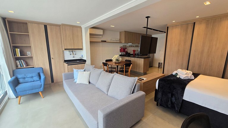 Studio Amplo e luxuoso/Garagem/Vila Mariana