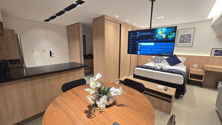 Studio Amplo e luxuoso/Garagem/Vila Mariana